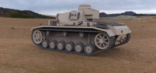 三号坦克坦克 战车 kpfw 3 ausf solidedge stp缩略图